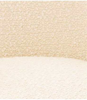 Fauteuil Wayne Tissu Bouclé Beige