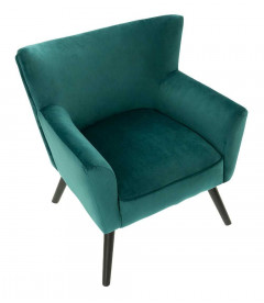 Fauteuil Wayne Velours Canard