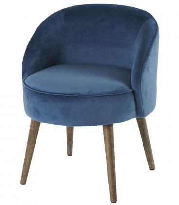 Fauteuil Honoré Bleu Nuit