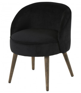 Fauteuil Honoré Noir 