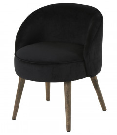 Fauteuil Honoré Noir 