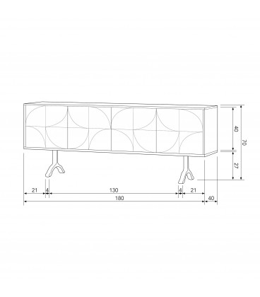Buffet DessinWOOOD by De Eekhoorn