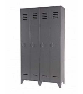 Armoire Stijn pin massif gris acierWOOOD by De Eekhoorn 2