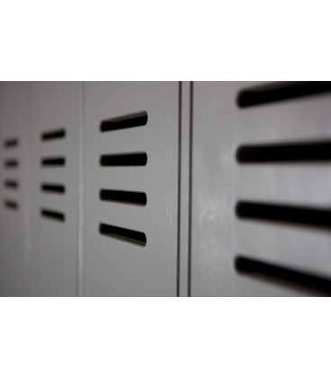 Armoire Stijn pin massif gris acierWOOOD by De Eekhoorn