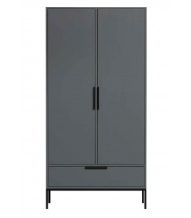 Armoire Adam pin gris