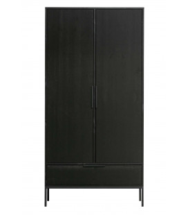 Armoire Adam pin noir