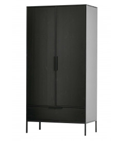 Armoire Adam pin noirWOOOD by De Eekhoorn