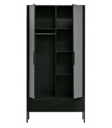 Armoire Adam pin noirWOOOD by De Eekhoorn