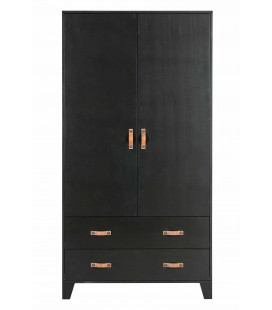 Armoire Diana pin noir