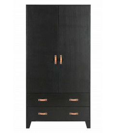 Armoire Diana pin noir