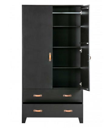 Armoire Dian pin noirWOOOD by De Eekhoorn