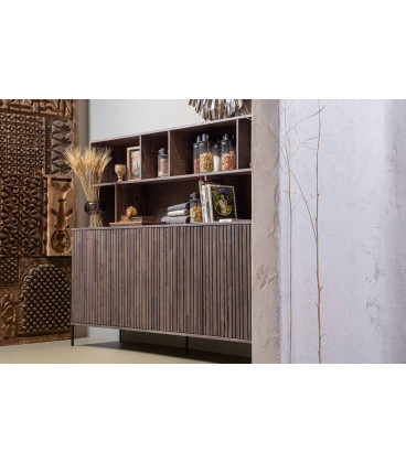 Armoire Gravure plaqué frêne expressoWOOOD by De Eekhoorn