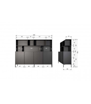 Armoire Gravure Chêne naturelWOOOD by De Eekhoorn