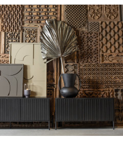 Meuble TV Grace Pin Noir 150cmWOOOD by De Eekhoorn