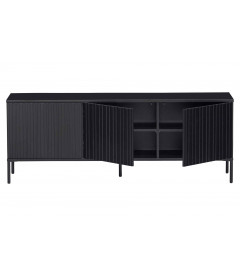 Meuble TV Grace Pin Noir 150cmWOOOD by De Eekhoorn