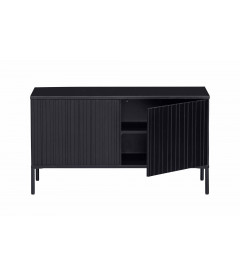 Meuble TV Grace Pin Noir 100cmWOOOD by De Eekhoorn
