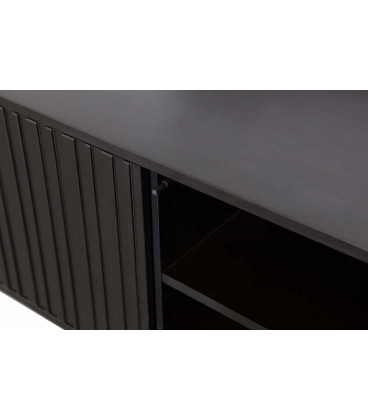 Meuble TV Grace Pin Noir 100cmWOOOD by De Eekhoorn
