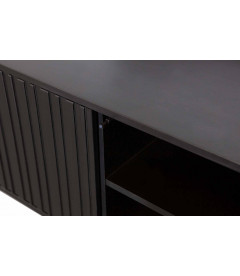Meuble TV Grace Pin Noir 100cmWOOOD by De Eekhoorn