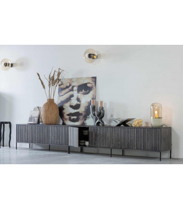 Meuble TV Grace Plaqué frêne expresso 150cmWOOOD by De Eekhoorn