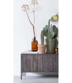 Meuble TV Grace plaqué frêne expresso 100cmWOOOD by De Eekhoorn