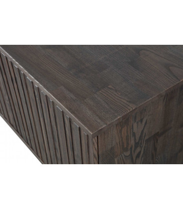 Meuble TV Grace plaqué frêne expresso 100cmWOOOD by De Eekhoorn