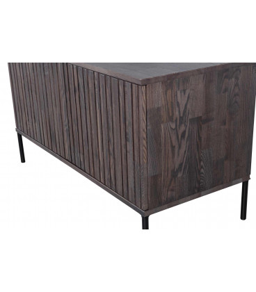 Meuble TV Grace plaqué frêne expresso 100cmWOOOD by De Eekhoorn