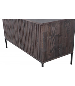 Meuble TV Grace plaqué frêne expresso 100cmWOOOD by De Eekhoorn
