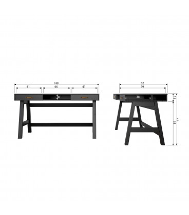 Bureau DianaWOOOD by De Eekhoorn