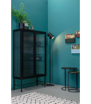 Lampadaire Bente métal noirWOOOD by De Eekhoorn