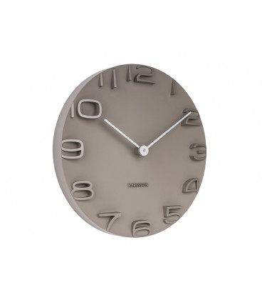 Horloge  Karlsson On the Edge gris chaud