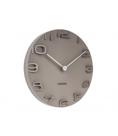 Horloge  Karlsson On the Edge gris chaud