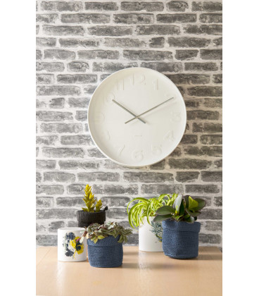 Horloge  Karlsson Mr White blanc
