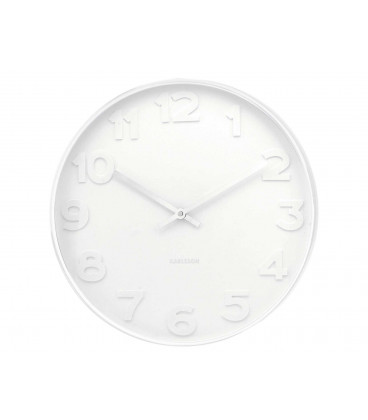 Horloge Karlsson Mr White blanc