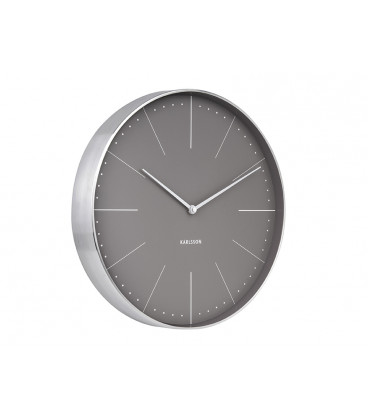 Horloge  Karlsson Normann gris chaud