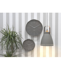 Horloge  Karlsson Normann gris chaud