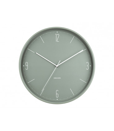 Horloge Karlsson Numbers vert jungle