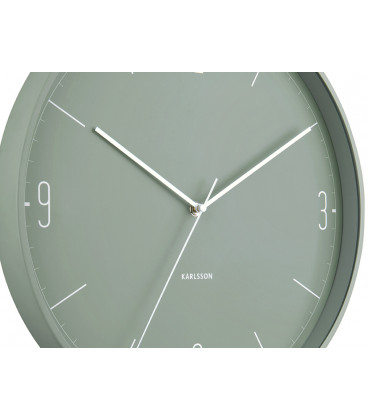 Horloge  Karlsson Numbers vert jungle