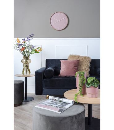 Horloge  Karlsson Numbers rose