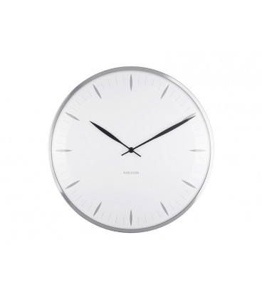 Horloge Karlsson Leaf blanc