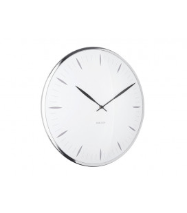Horloge  Karlsson Leaf blanc 2