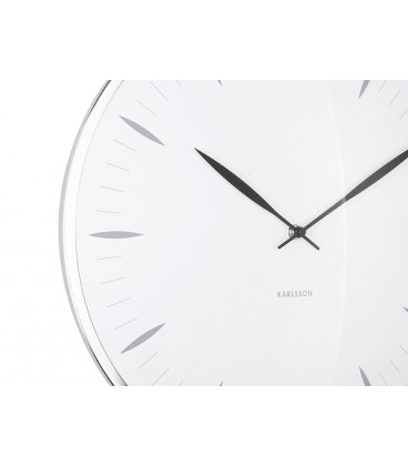 Horloge  Karlsson Leaf blanc
