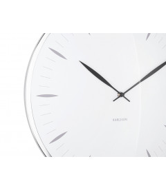 Horloge  Karlsson Leaf blanc