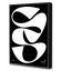 Toile+caisse américaine Black Veil 80x120cm