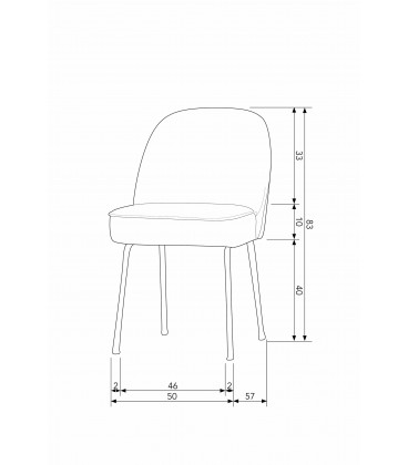 Chaise Vogue RouilleWOOOD by De Eekhoorn