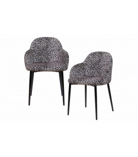Lot de 2 chaises Panthère