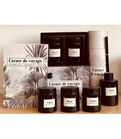 Coffret de 2 bougies ambre et vanille