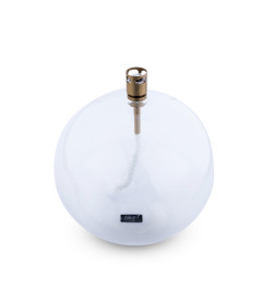 Lampe à huile Ronde Laitonnée 13cm L