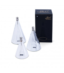 Bougie Éternelle Icone Chromé GM 18cm 2