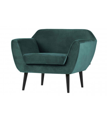 Fauteuil Rocco velours Teal