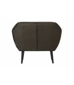 Fauteuil Rocco velours vert chaudWOOOD by De Eekhoorn Fauteuil Rocco velours vert chaudWOOOD by De Eekhoorn